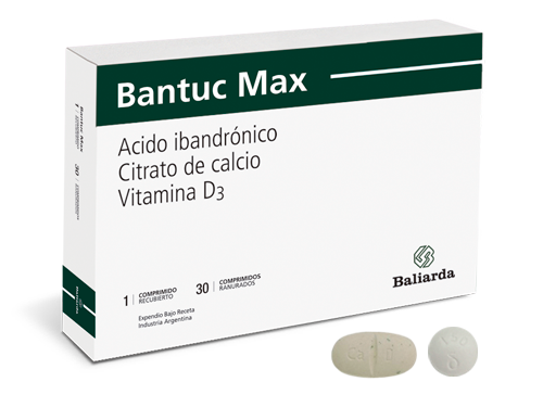 Bantuc Max_0_10.png Bantuc Max Acido Ibandrónico Calcio citrato Vitamina D3 osteoporosis hueso ibandronato fractura Ácido ibandrónico Bantuc Max Calcio Vitamina D3